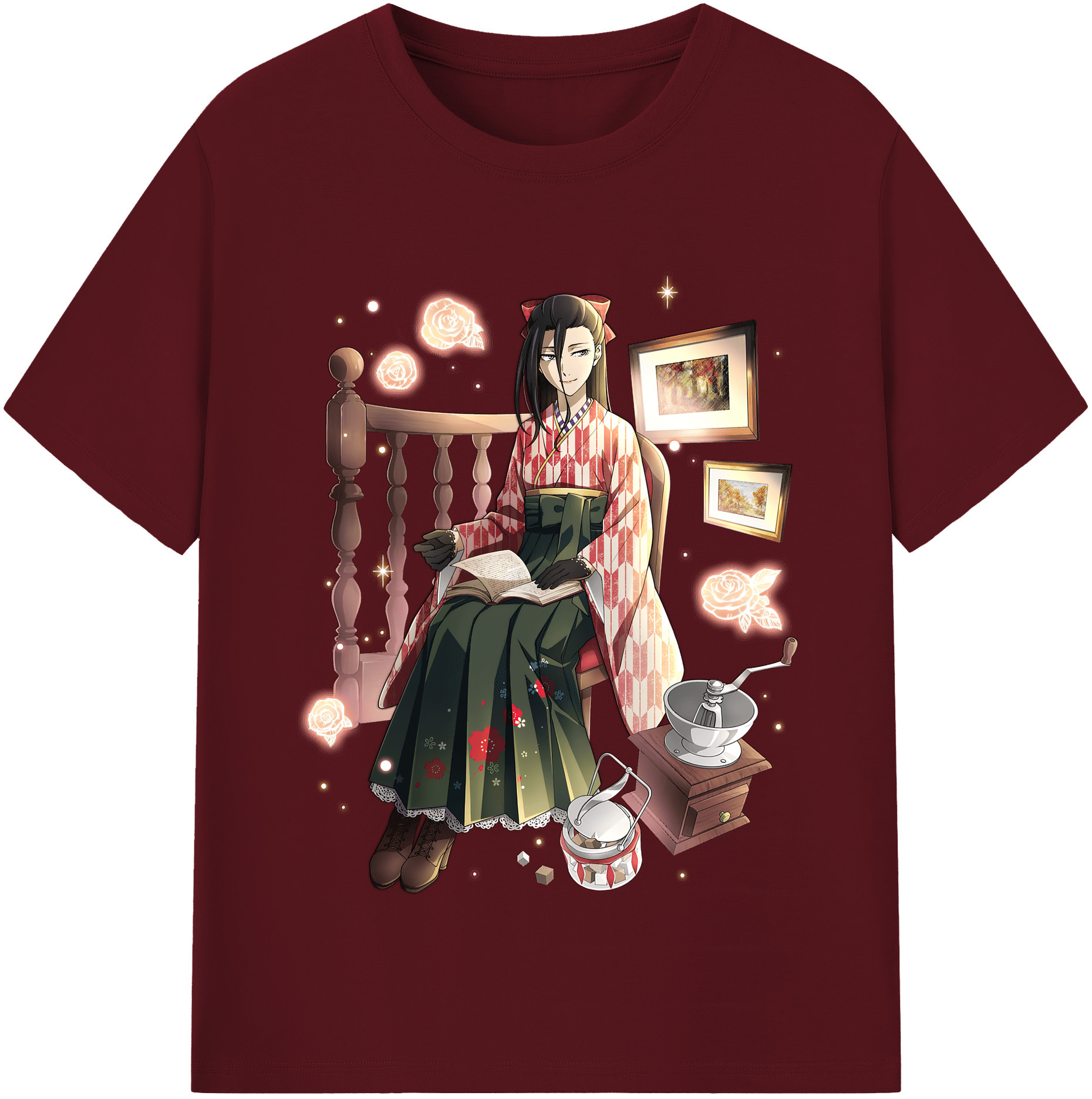 （画像用） 文豪ストレイドッグス Bungo Stray Dogs 綿100％半袖Tシャツ（フロントプリント）
